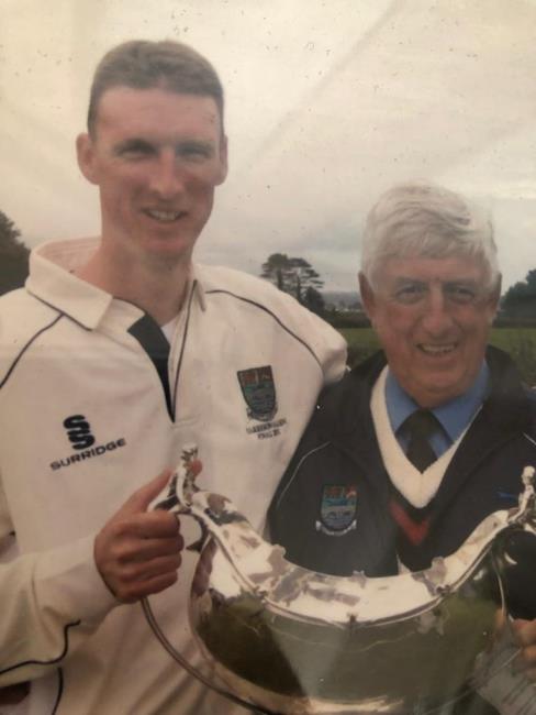 Paul with late dad Hilliard Davies